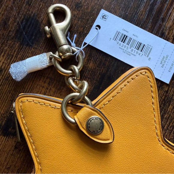 Coach Coin Star Purse in Ochre NWT - Picture 4 of 6